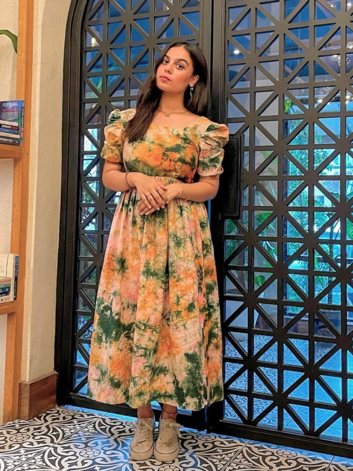 Tie Dye Cotton Dress - Shipping Worldwide