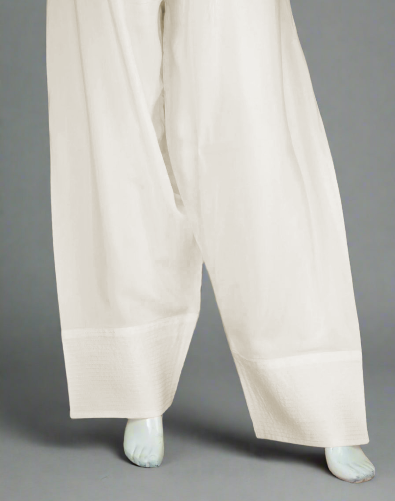 Cream Farshi Shalwar at Fatsah